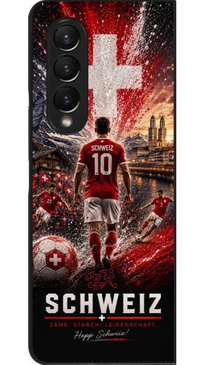 Coque Samsung Galaxy Z Fold3 5G - Football Schweiz splash 2026