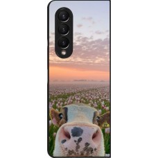 Samsung Galaxy Z Fold3 5G Case Hülle - Cow with tulips 2026