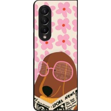 Samsung Galaxy Z Fold3 5G Case Hülle - Dog with newspaper 2026