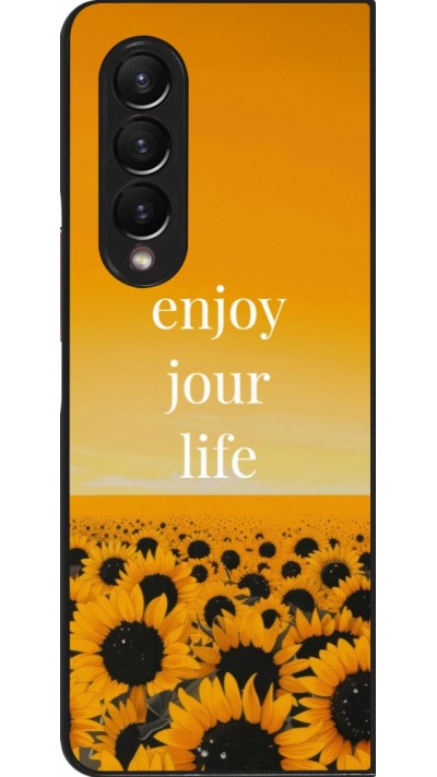 Samsung Galaxy Z Fold3 5G Case Hülle - Summer 2025 Enjoy your life