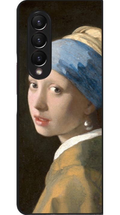 Samsung Galaxy Z Fold3 5G Case Hülle - Kunstbild - Das Mädchen mit dem Perlenohrring - Jan Vermeer