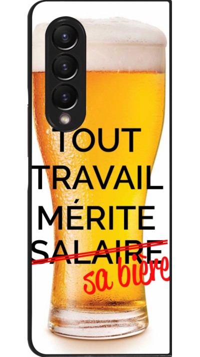 Samsung Galaxy Z Fold3 5G Case Hülle - Tout travail mérite sa bière