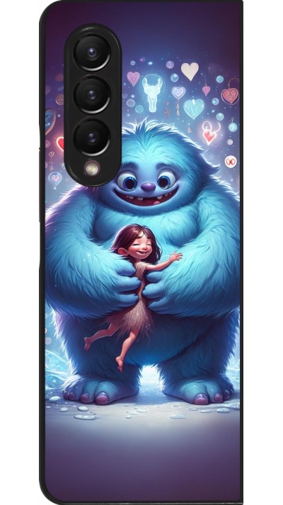 Samsung Galaxy Z Fold3 5G Case Hülle - Valentin 2024 Flauschige Liebe