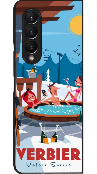 Samsung Galaxy Z Fold3 5G Case Hülle - Verbier Mountain Jacuzzi