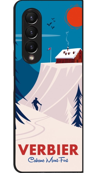 Samsung Galaxy Z Fold3 5G Case Hülle - Verbier Cabane Mont-Fort