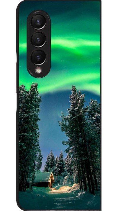 Samsung Galaxy Z Fold3 5G Case Hülle - Winter 22 Northern Lights
