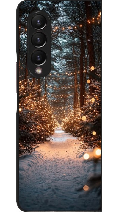 Samsung Galaxy Z Fold3 5G Case Hülle - Winter 25 Winter snowy road