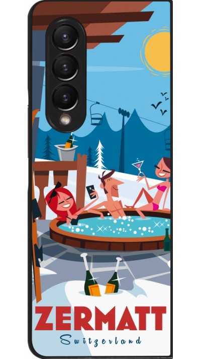 Samsung Galaxy Z Fold3 5G Case Hülle - Zermatt Mountain Jacuzzi