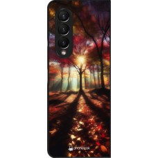Samsung Galaxy Z Fold4 Case Hülle - Herbstlicher goldener Glanz