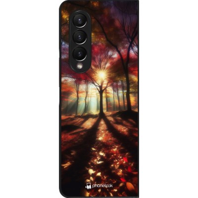 Samsung Galaxy Z Fold4 Case Hülle - Herbstlicher goldener Glanz
