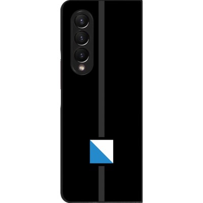 Samsung Galaxy Z Fold4 Case Hülle - Kanton ZH schwarz