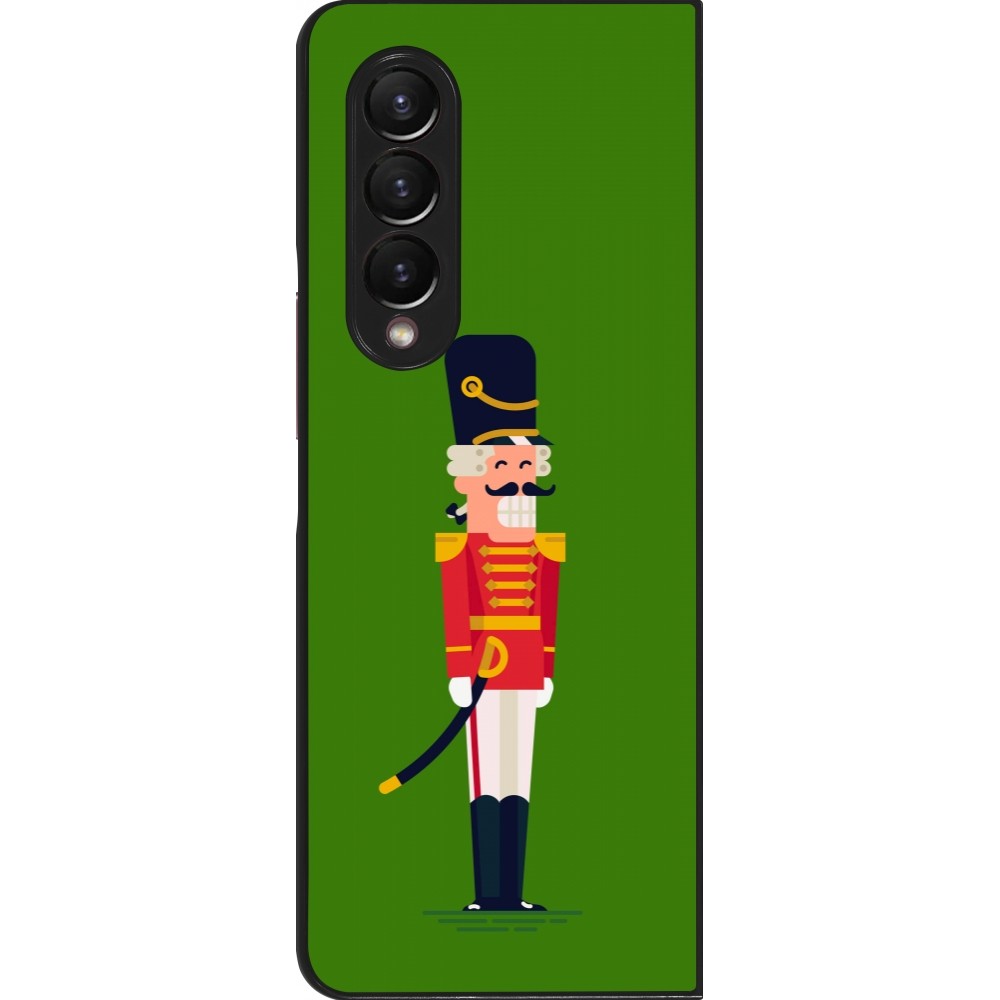 Samsung Galaxy Z Fold4 Case Hülle - Christmas 25 Nutcracker Green