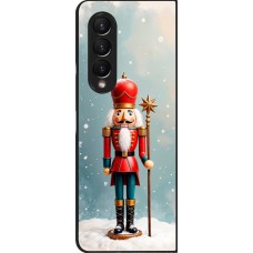 Samsung Galaxy Z Fold4 Case Hülle - Christmas 25 Nutcracker Snow