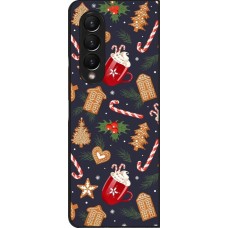 Samsung Galaxy Z Fold4 Case Hülle - Christmas 25 Pattern Gingerbread House