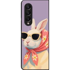 Samsung Galaxy Z Fold4 Case Hülle - Easter 2026 Rabbit with scarf