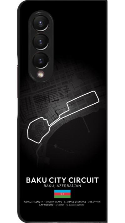 Samsung Galaxy Z Fold4 Case Hülle - F1 Track 2025 Azerbaijan