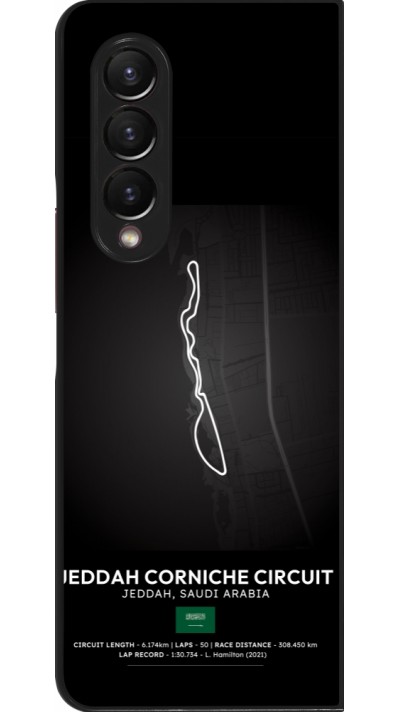 Samsung Galaxy Z Fold4 Case Hülle - F1 Track 2025 Saudi Arabia