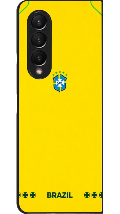Samsung Galaxy Z Fold4 Case Hülle - Brasilien 2026 personalisierbares Fussballtrikot