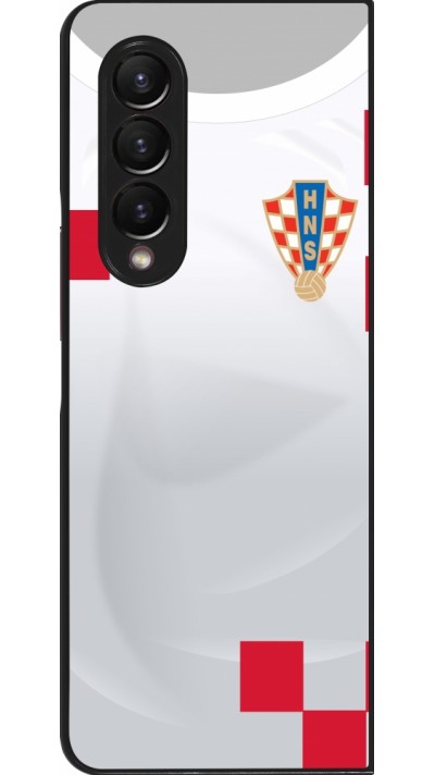 Samsung Galaxy Z Fold4 Case Hülle - Kroatien 2022 personalisierbares Fussballtrikot