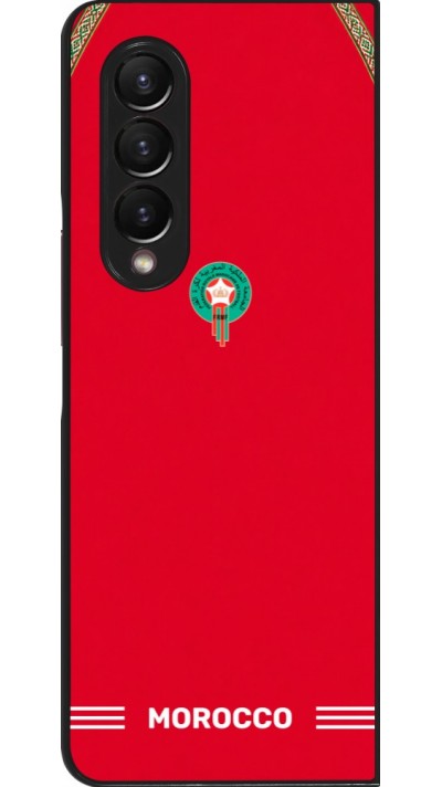 Samsung Galaxy Z Fold4 Case Hülle - Marokko 2026 personalisierbares Fussballtrikot