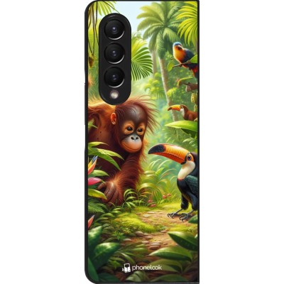 Samsung Galaxy Z Fold4 Case Hülle - Tropischer Dschungel Tayrona