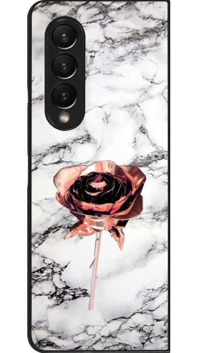 Samsung Galaxy Z Fold4 Case Hülle - Marble Rose Gold
