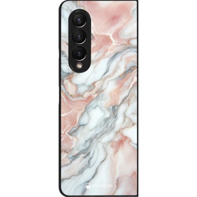 Samsung Galaxy Z Fold4 Case Hülle - Rosa Leuchtender Marmor