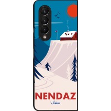 Samsung Galaxy Z Fold4 Case Hülle - Nendaz Cabane Ski