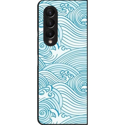 Samsung Galaxy Z Fold4 Case Hülle - Ocean Waves