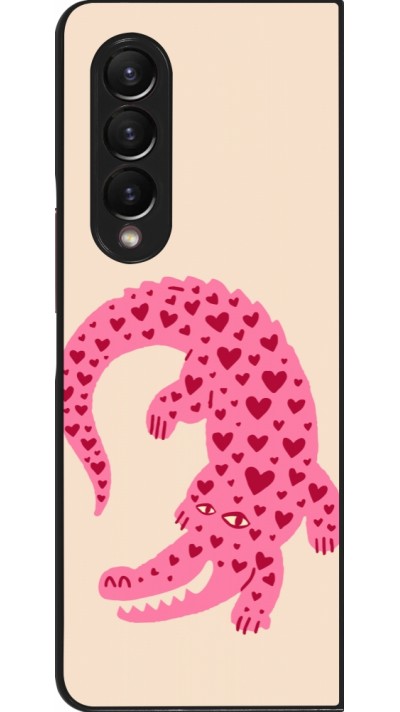 Samsung Galaxy Z Fold4 Case Hülle - Pink crocodile 2026