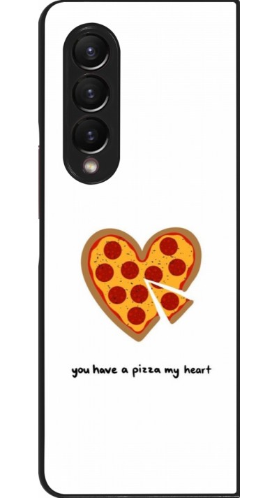Samsung Galaxy Z Fold4 Case Hülle - Saint Valentines Day 26 You have my pizza heart