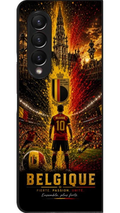 Samsung Galaxy Z Fold4 Case Hülle - Fussball Belgien splash 2026