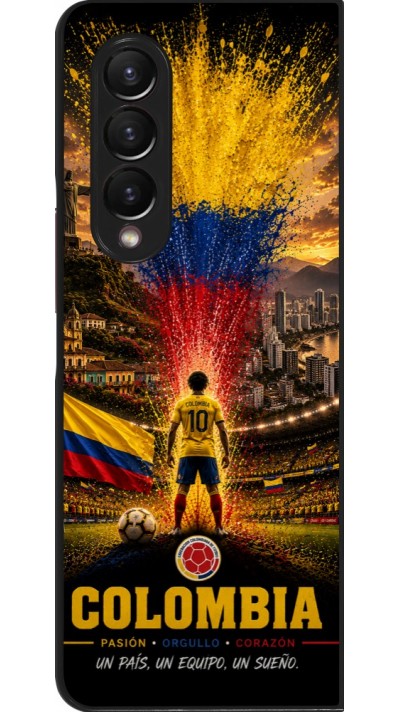 Samsung Galaxy Z Fold4 Case Hülle - Fussball Kolumbien splash 2026