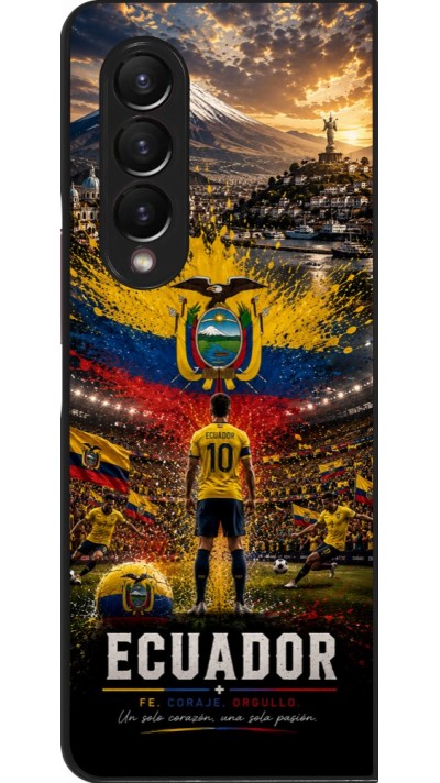 Samsung Galaxy Z Fold4 Case Hülle - Fussball Ecuador splash 2026