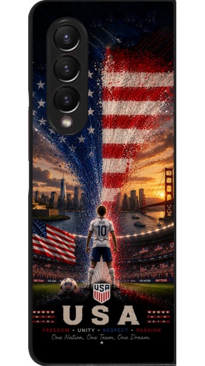 Samsung Galaxy Z Fold4 Case Hülle - Fussball Vereinigten Staaten splash 2026