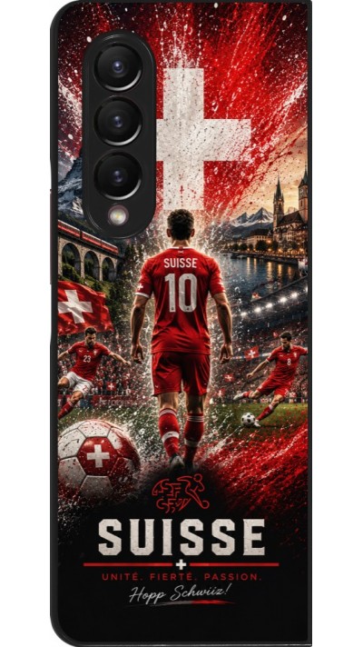 Samsung Galaxy Z Fold4 Case Hülle - Fussball Suisse splash 2026