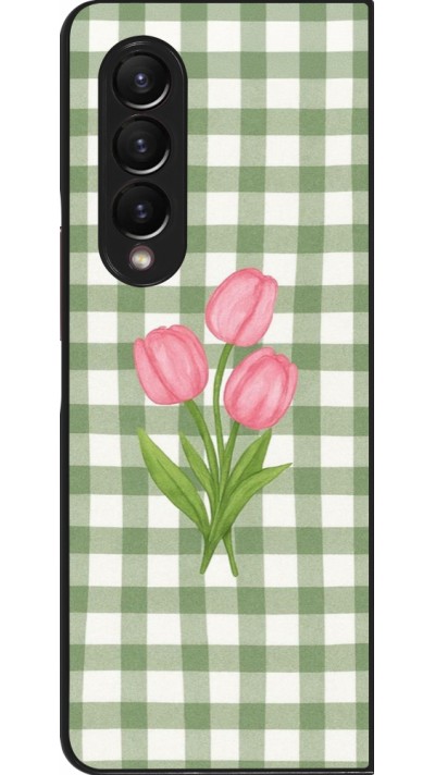 Samsung Galaxy Z Fold4 Case Hülle - Green vichy tulips 2026