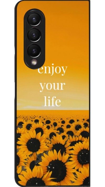 Samsung Galaxy Z Fold4 Case Hülle - Summer 2026 Enjoy your life