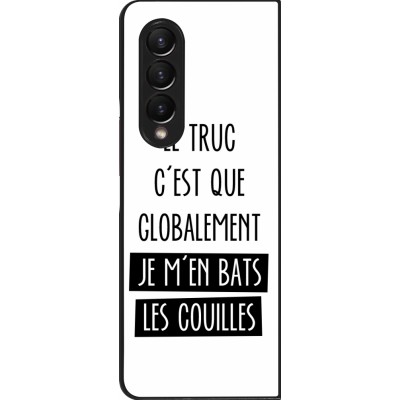 Samsung Galaxy Z Fold4 Case Hülle - Le truc globalement bats les couilles
