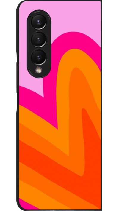 Samsung Galaxy Z Fold4 Case Hülle - Valentine 2024 heart gradient