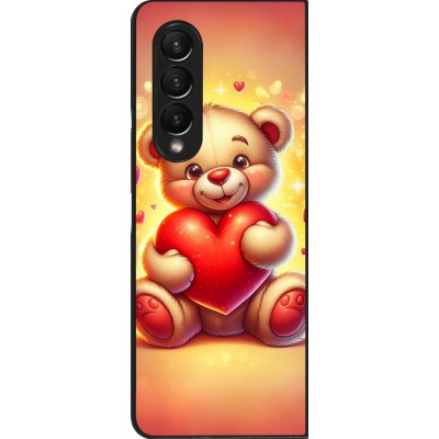 Samsung Galaxy Z Fold4 Case Hülle - Valentin 2024 Teddy Liebe