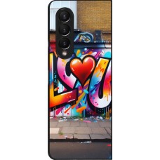 Samsung Galaxy Z Fold4 Case Hülle - Valentin 2025 Liebe U Tag