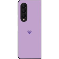 Samsung Galaxy Z Fold4 Case Hülle - Valentine 2023 purpule single heart