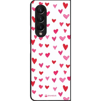 Samsung Galaxy Z Fold4 Case Hülle - Valentine 2022 Many pink hearts