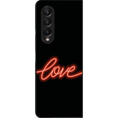 Samsung Galaxy Z Fold4 Case Hülle - Valentine 2023 neon love