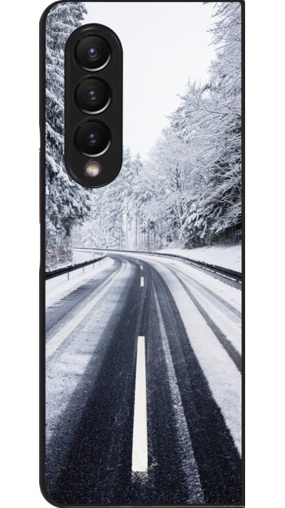 Samsung Galaxy Z Fold4 Case Hülle - Winter 22 Snowy Road