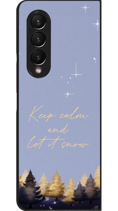 Samsung Galaxy Z Fold4 Case Hülle - Winter 25 Winter illustration of trees