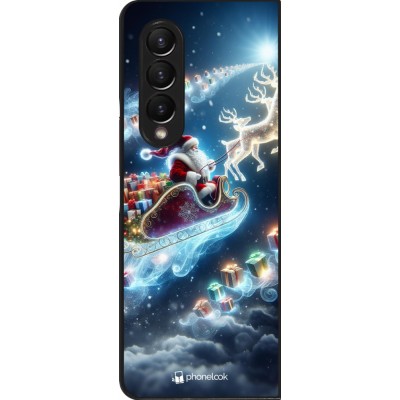 Samsung Galaxy Z Fold4 Case Hülle - Weihnachten 2023 Verzauberter Weihnachtsmann