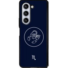 Samsung Galaxy Z Fold5 Case Hülle - Silikon schwarz Astrologie Skorpion