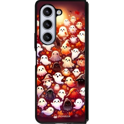 Samsung Galaxy Z Fold5 Case Hülle - Silikon schwarz Gespenster Herbst niedlich